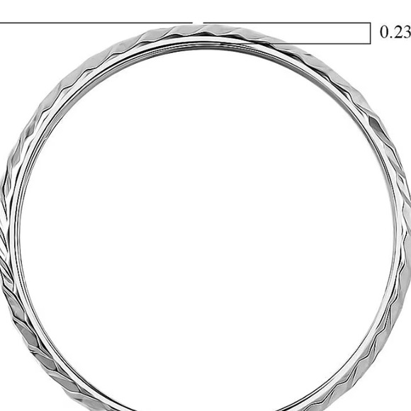 👀 NWB Genuine 950 PLATINUM Band Ring. 1.85 Grams. A Forever Piece. Grab it Now! - Picture 5 of 7